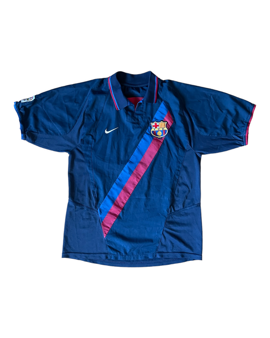 FC Barcelona Nike  2002-2003 Away Third Football Shirt Blue Size M