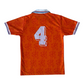 Vintage Holland Netherlands Lotto 1992 - 1994 # 4 World Cup USA '94 Home Football Shirt Orange
