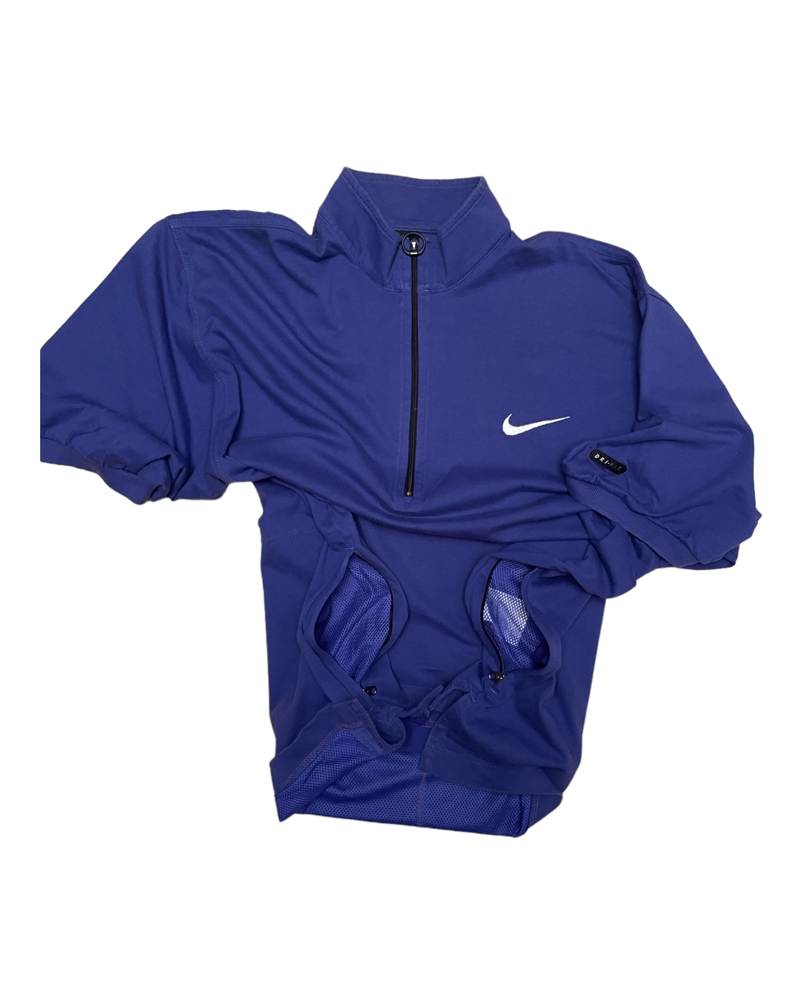 Vintage Nike Andre Agassi Tennis Shirt 90's Size S Dri F.I.T. Blue