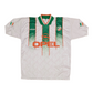 Vintage Ireland Adidas 1994 - 1995 Away Football Shirt White Green Coral Opel FAI Size 40-42'' / L Made in Ireland WORLD CUP USA 1994