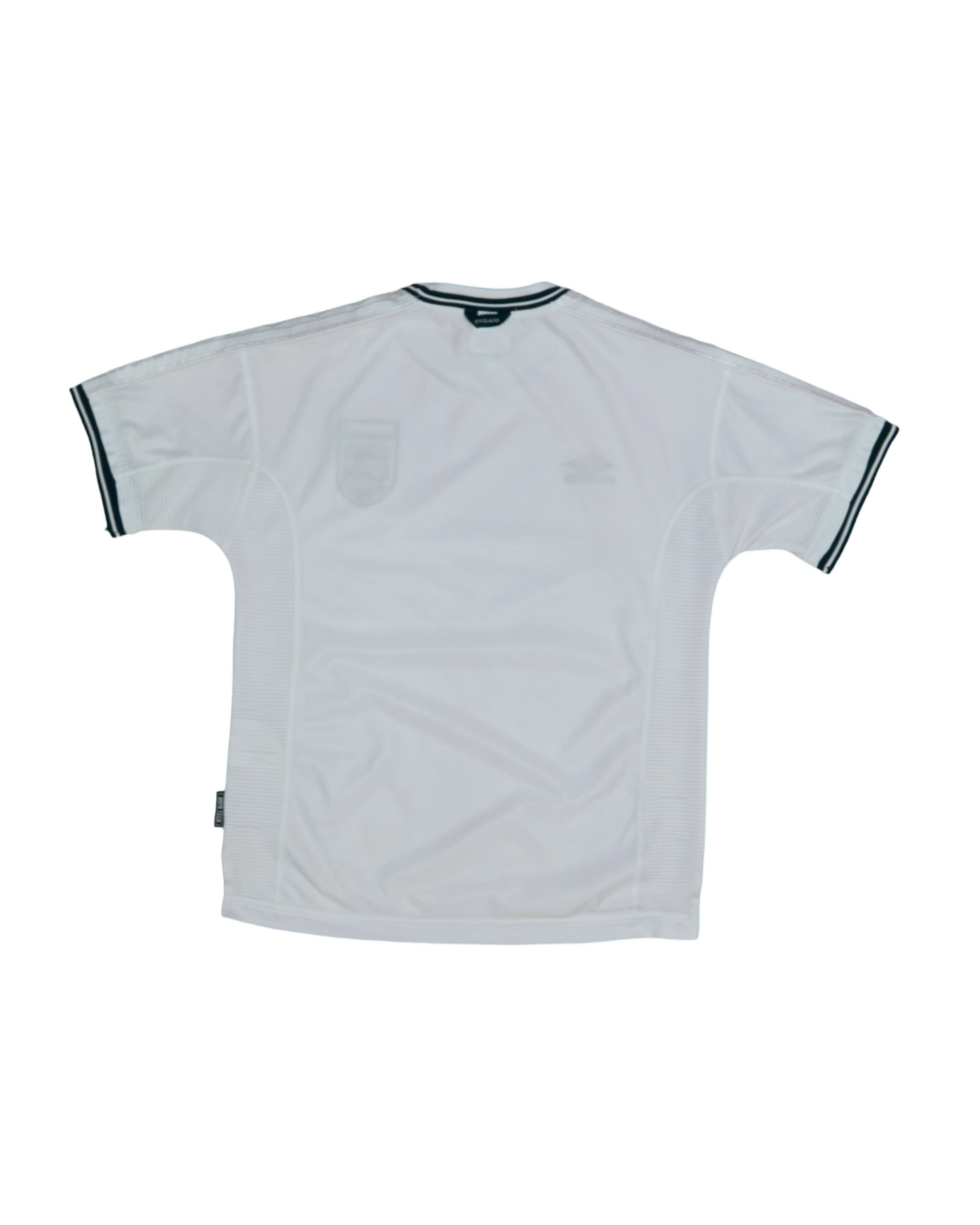 Vintage England Umbro Vapa Tech 1999 2000 2001 Home Football Shirt White Size M Euro 2000