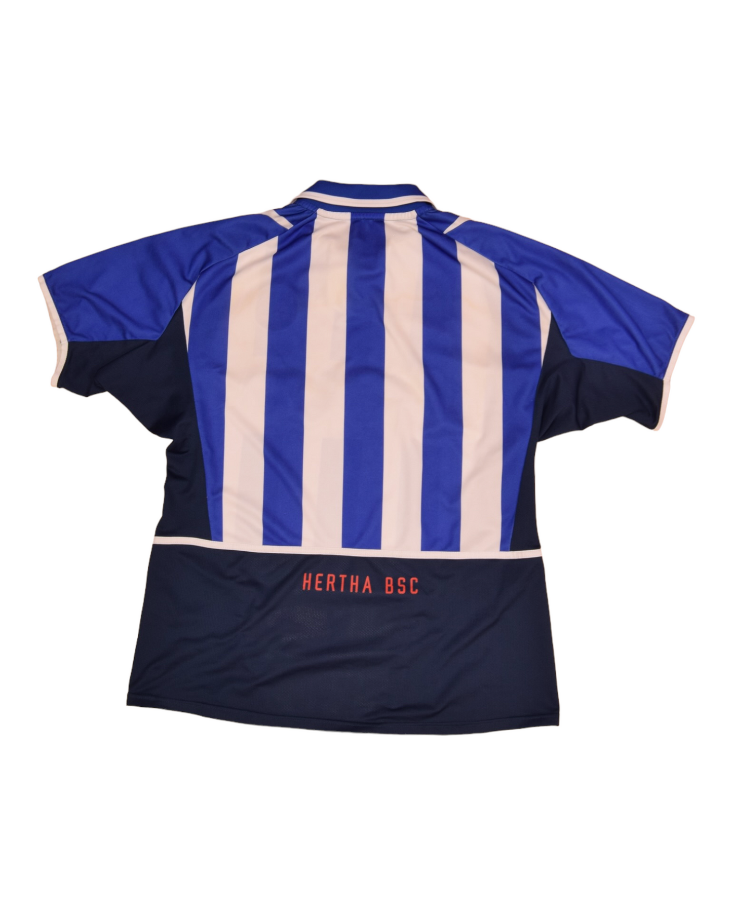 Hertha Berlin BSC Nike 2002 2003 2004 Home Football Shirt Blue White Arcor Size L Dri Fit