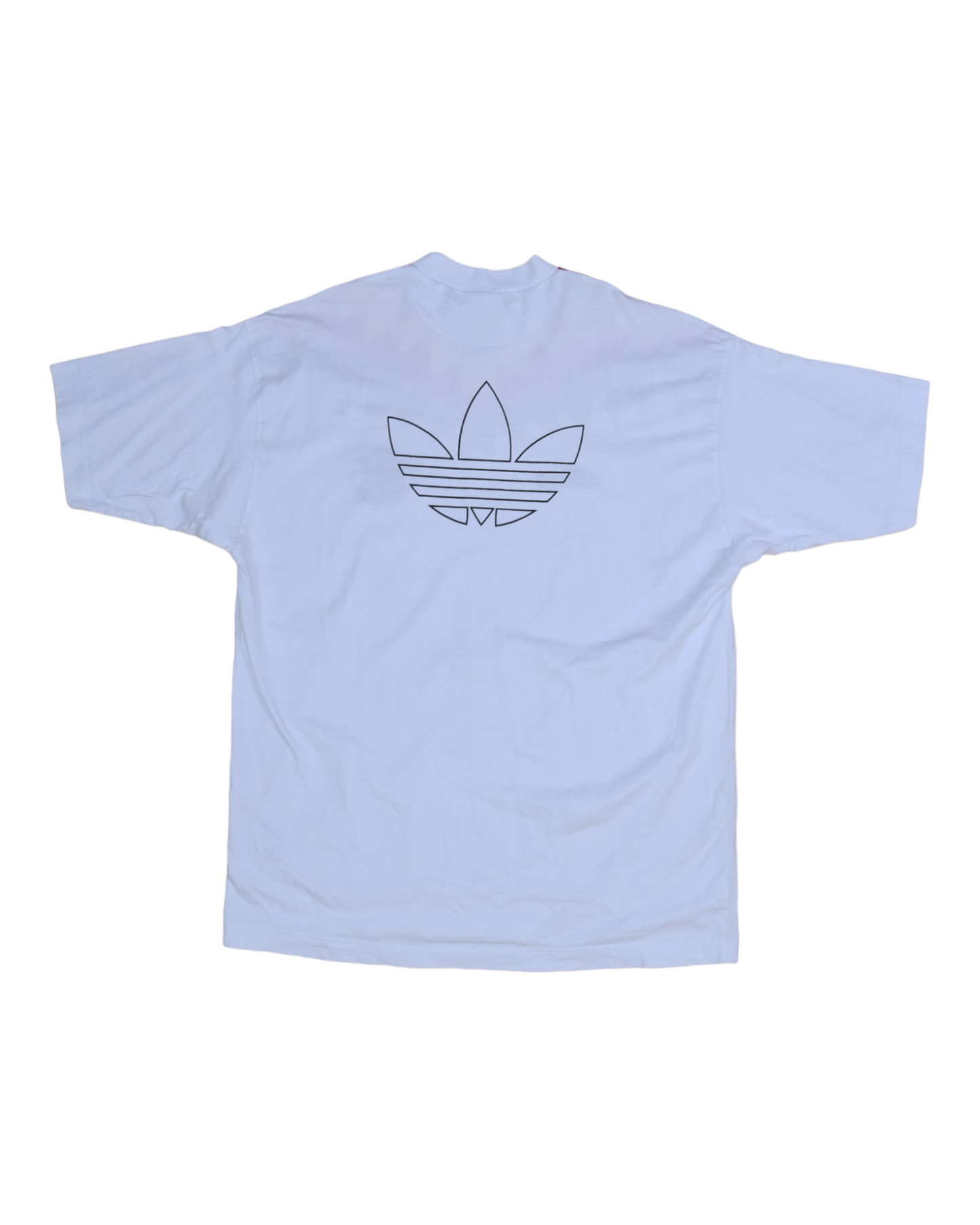 Vintage Germany Deutschland Adidas 1994 -1995 Training / Leisure T- Shirt Jersey White Size L Deutscher Fussball Bund 100% Cotton