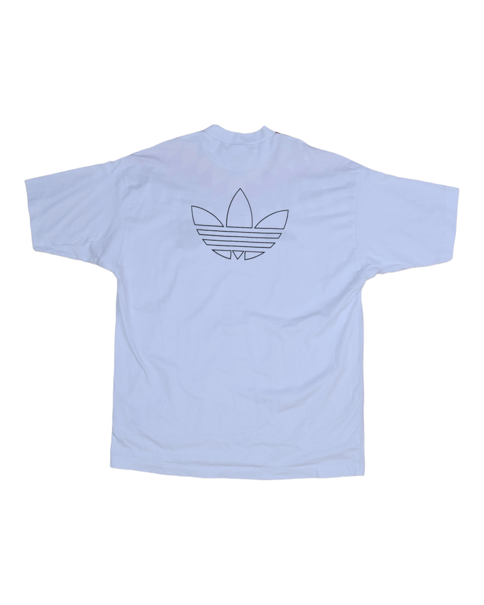 Vintage Germany Deutschland Adidas 1994 -1995 Training / Leisure T- Shirt Jersey White Size L Deutscher Fussball Bund 100% Cotton