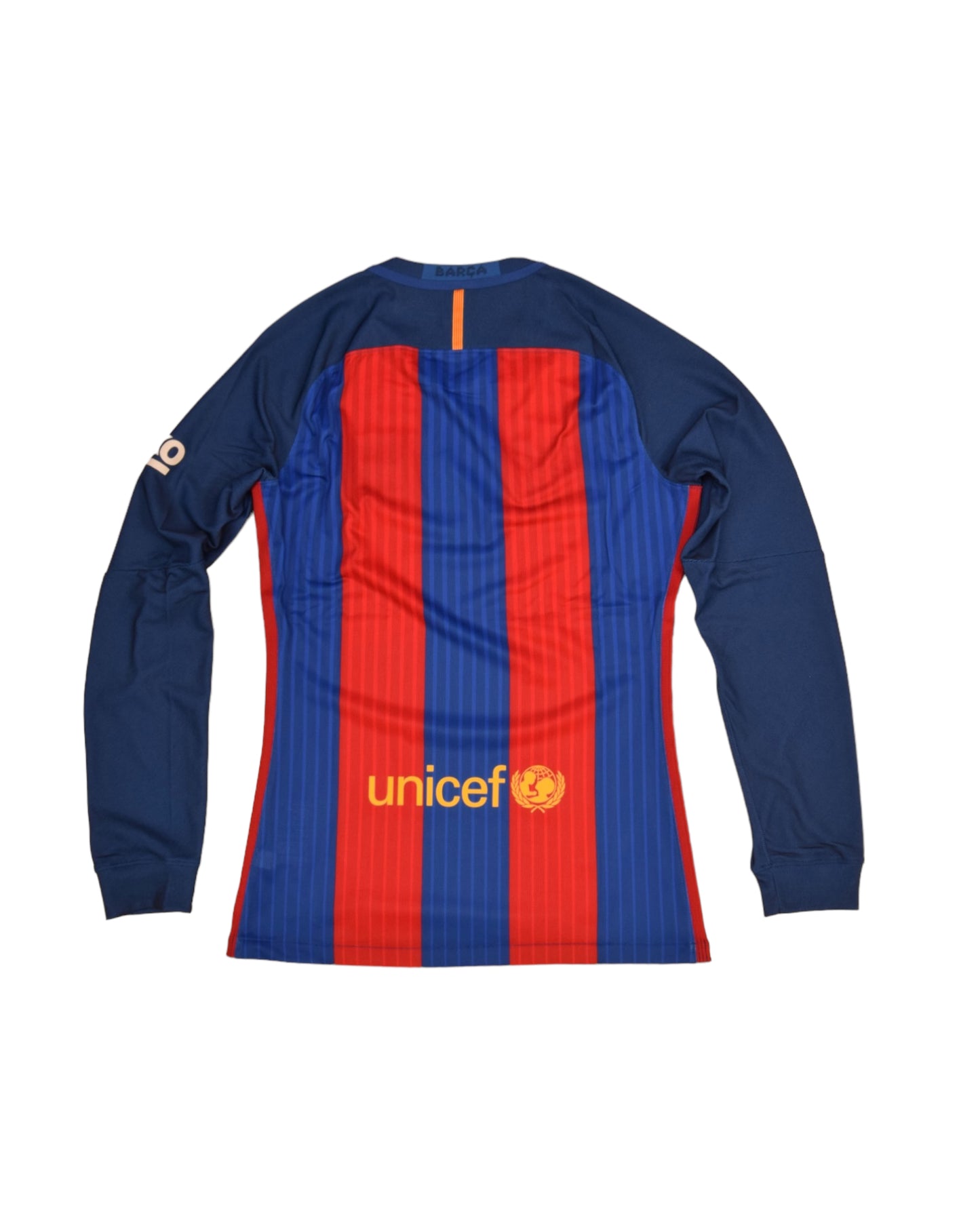 Barcelona Nike Aeroswift 2016 - 2017 Player Issue Home Football Shirt Size M Red Blue Long Sleeves New BNWT Deadstock Beko Unicef