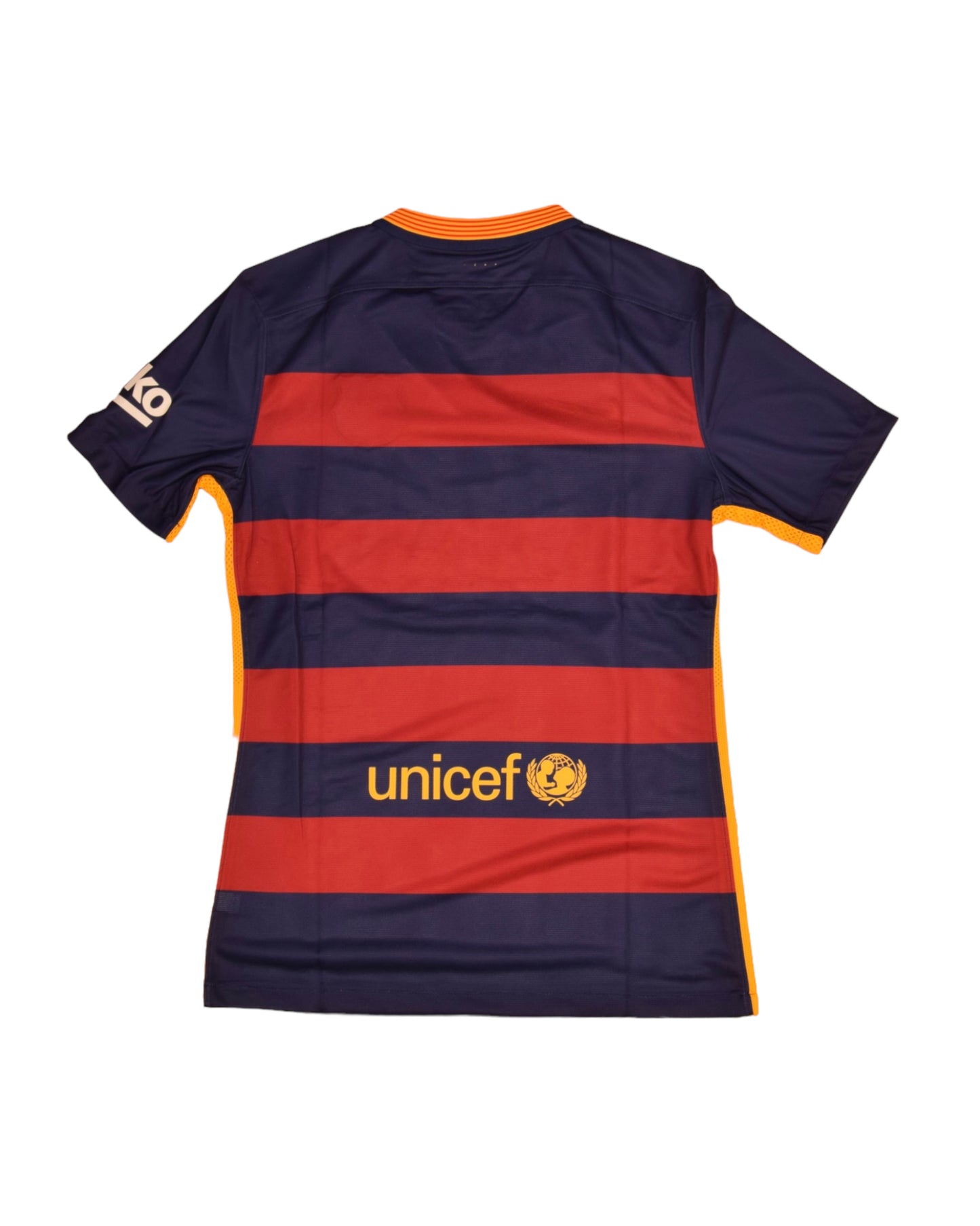 Authentic New FC Barcelona Nike DRI FIT Player's Edition / Issue 2015 - 2016 Home Football Shirt Qatar Airways Unicef BNWT Deadstock Red Blue Size M