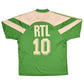 ASSE AS Saint-Étienne Lubomir Moravčík Adidas Football Shirt 10 RTL Demi Finale de Coupe de France Green White Size XL Made in France