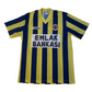 Vintage Fenerbahçe Spor Kulübü Adidas 1995-1996 Home Football Shirt No 5 Blue Yellow Emlak Bankası Size M