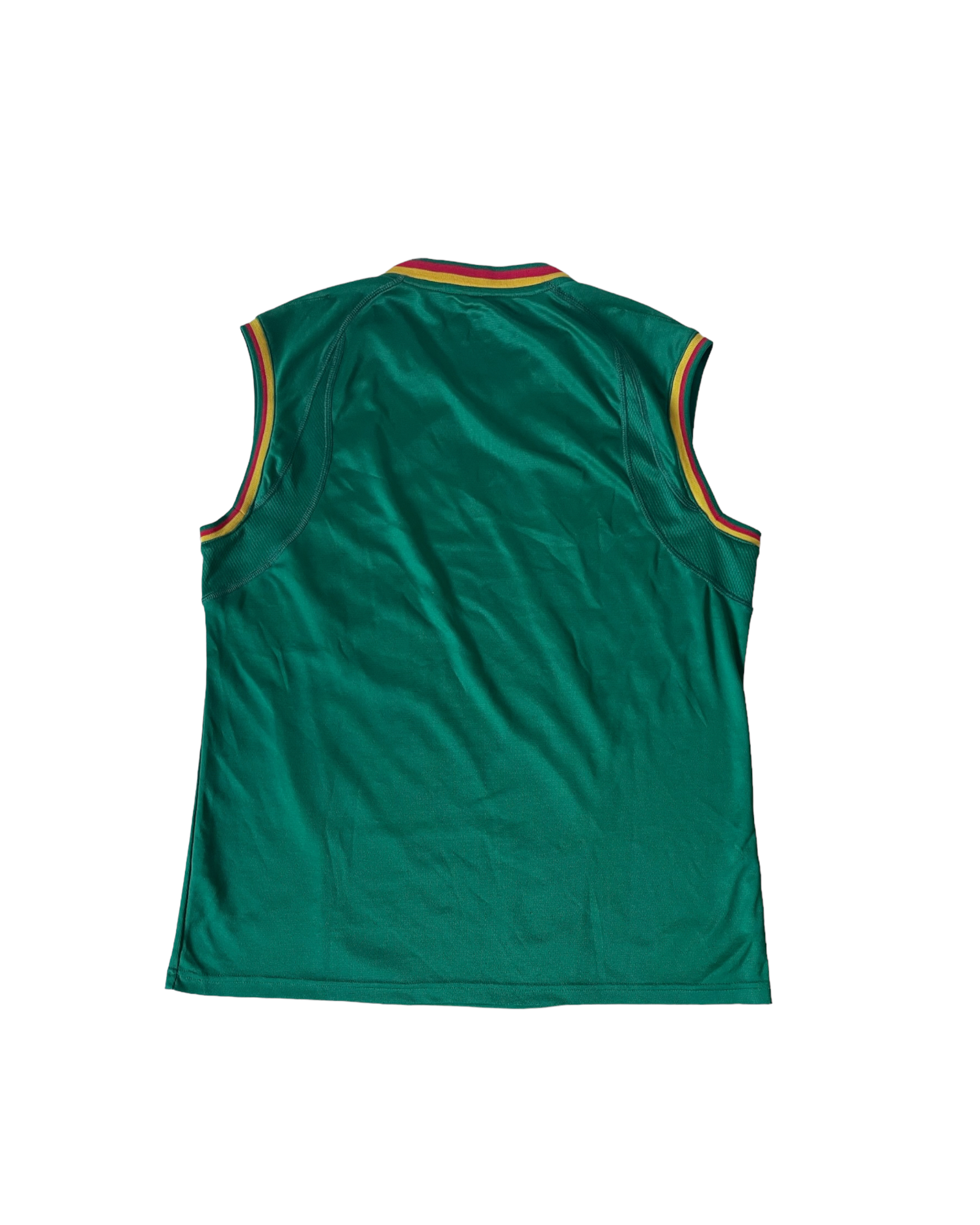 Cameroon Puma 2002-2003 Home Football Shirt Green Size XL