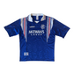 Vintage Glasgow Rangers FC Adidas 1996 - 1997 Home Football Shirt Size L Blue White Red Made in UK McEwan's Lager