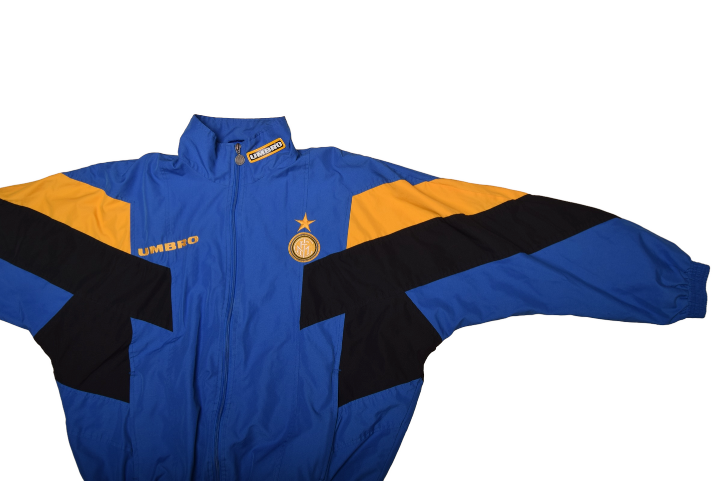 Internazionale Milano Umbro 1996 - 1997 Jacket Track Top Blue Black Yellow Size M