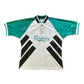 Liverpool FC Adidas Equipment 1993 1994 1995 Away Football Shirt Carlsberg Made in UK White Green Black 44'' 46''