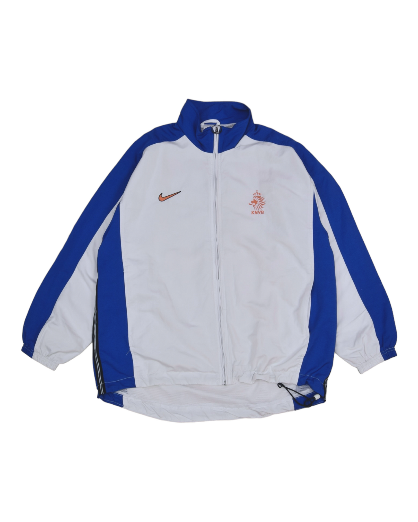 Vintage Nederland Netherlands Holland KNVB Nike 1998-1999 Jacket White Blue Size L