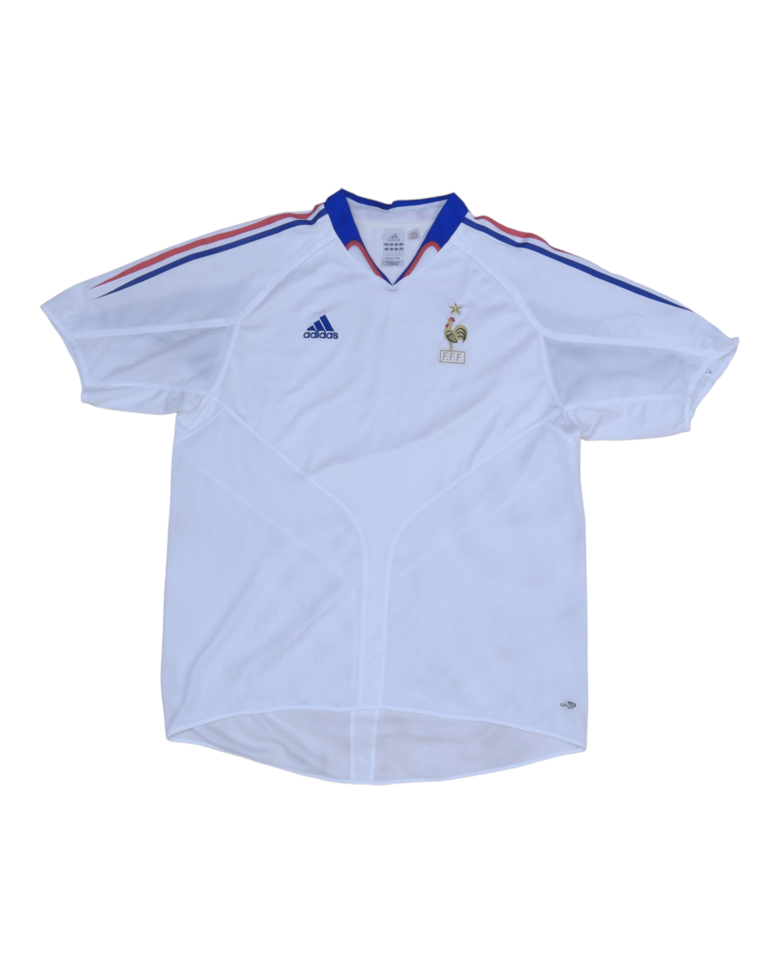France Adidas 2004 2005 2006 Away Football Shirt White Size Size XL