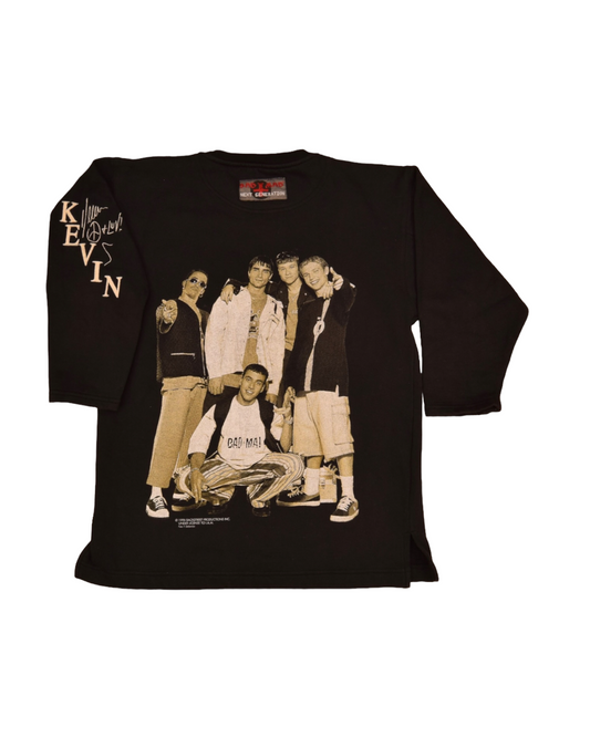 Vintage 1996 BackStreet Boys BSB I.A.M. Bad Mad Next Generation Authentic Sweatshirt Black
