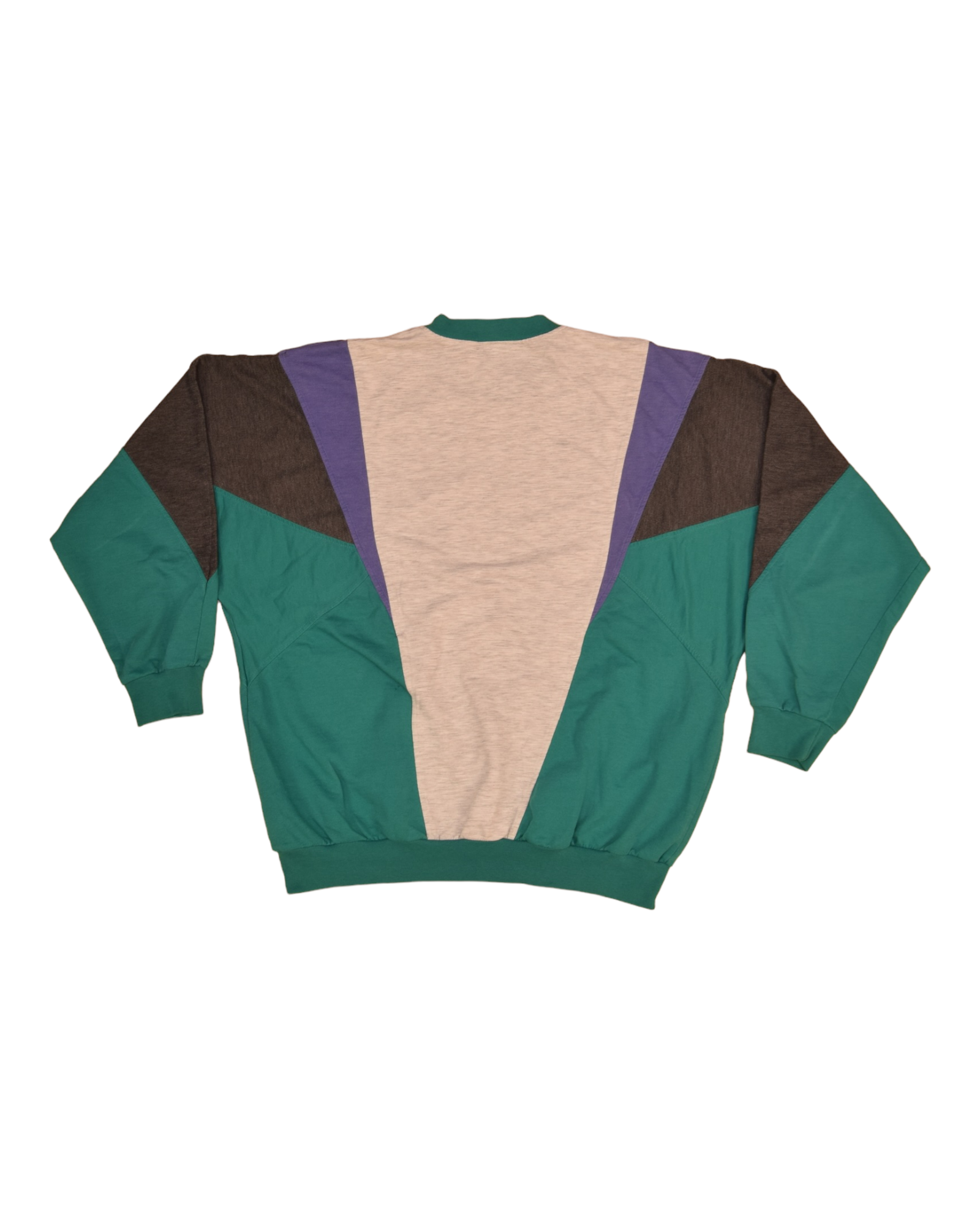 Vintage 90's Adidas World Wide Sports Brand Sweatshirt Crew Neck  Size L  XL Grey Lavender Green