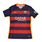 Authentic New FC Barcelona Nike DRI FIT Player's Edition / Issue 2015 - 2016 Home Football Shirt Qatar Airways Unicef BNWT Deadstock Red Blue Size M