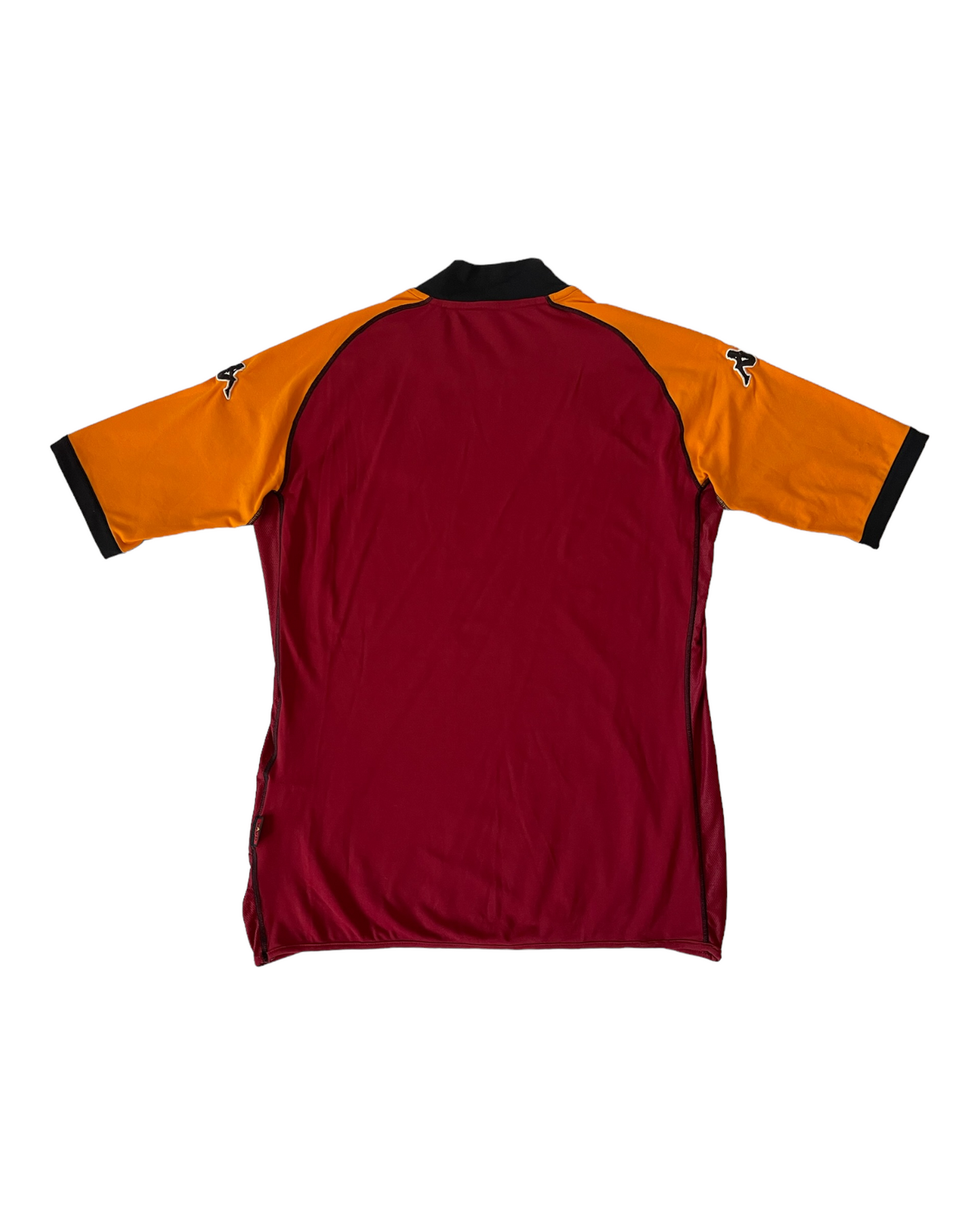 AS Roma Kappa 2002 - 2003 Champion League Home Football Shirt Size L Slimfit Mazda