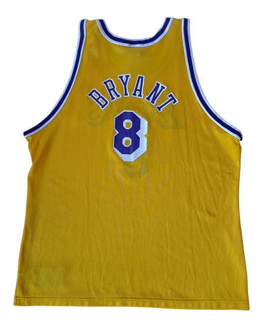 Reebok, Shirts, Reebok La Lakers Kobe Bryant Away Jersey 2xl