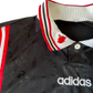 Kaiserslautern FCK Adidas 1996 - 1997 - 1998 Away Football Shirt Black Red White Size XL - XXL Crunchips