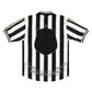 Newcastle Adidas 1997 - 1998 Home Football Shirt Made in England Size M White Black Newcastle Brown Ale