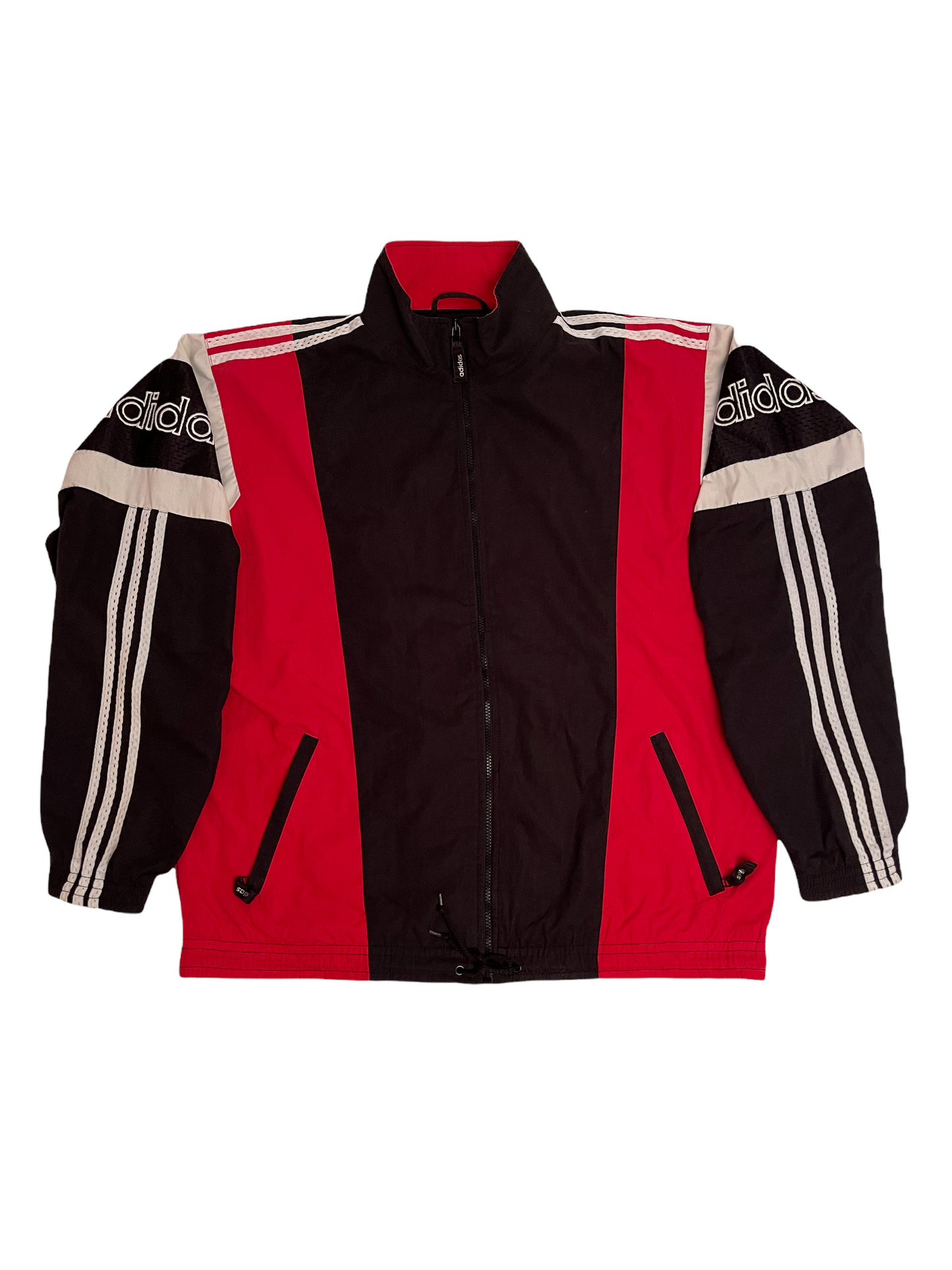 Vintage 90's Adidas Jacket Size XL-XXL Red Black