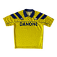 Juventus Torino Kappa 1992 - 1993 Away Football Shirt Yellow Danone Made in Italy Size M