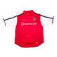 Arsenal London Nike 2000 2001 2002 Home Football Shirt Red White Size XL Dreamcast Dri Fit