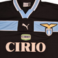 SS Lazio Roma 1998 1999 Puma Away Football Shirt Size M Cirio Black
