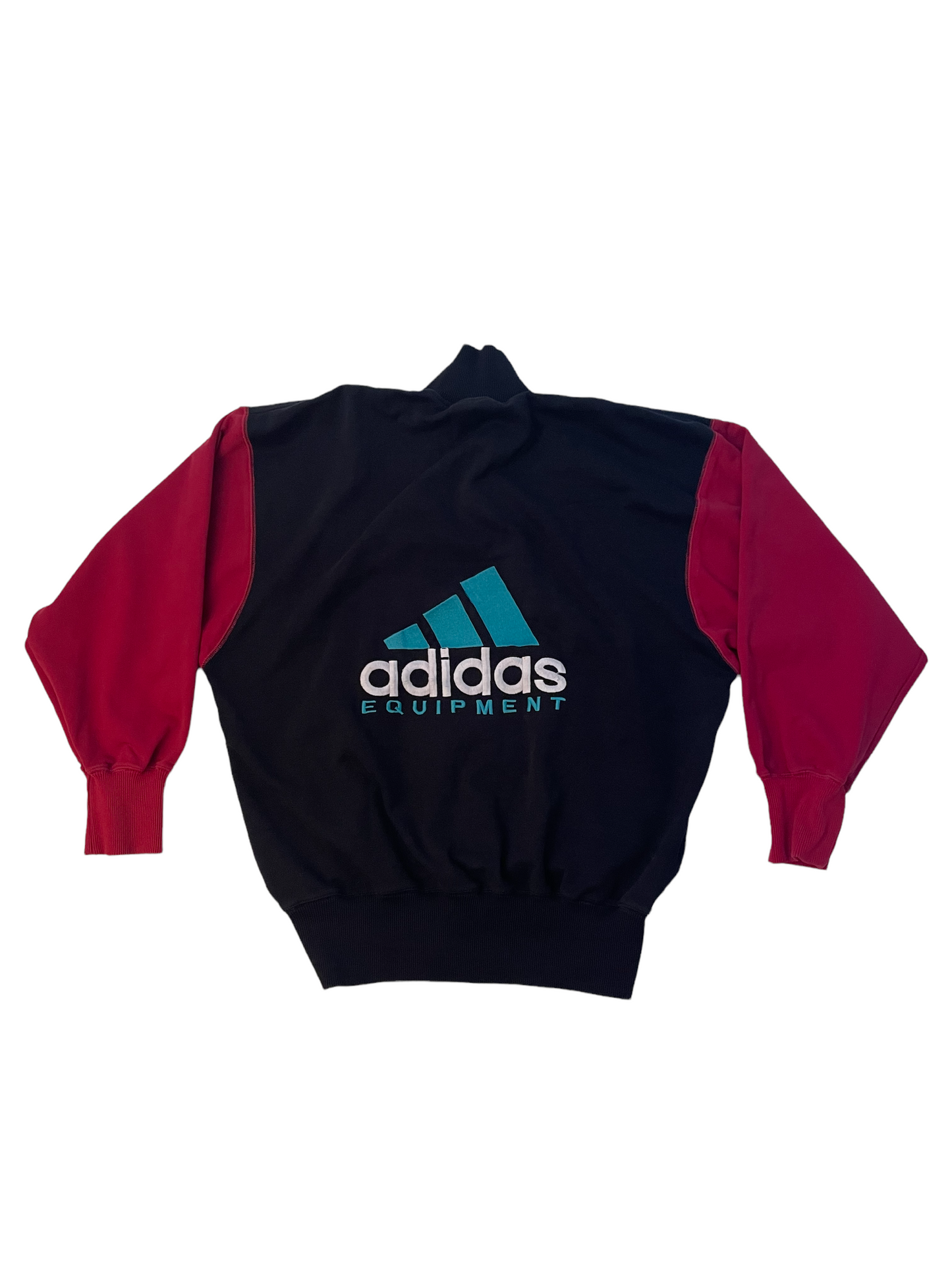 Vintage Adidas Equipment Sweatshirt 90's Red Black Size M-L