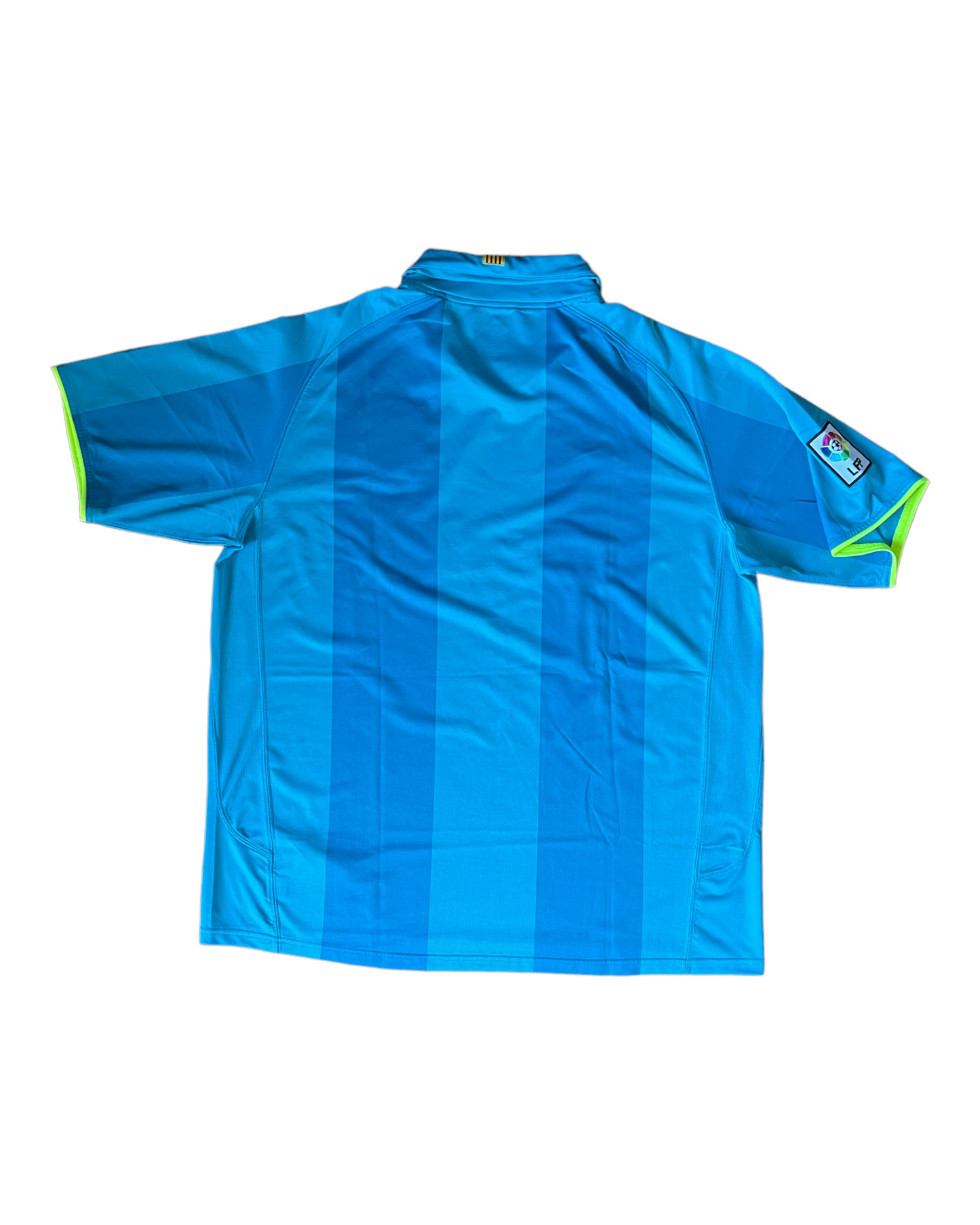Barcelona Nike 2007-2008 Camp Nou 1957-2007 Away Football Shirt Unicef Blue Size XXL