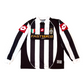 Juventus Lotto 2002-2003 Home Football Shirt Size L White Black FastWeb Rare Long Sleeve