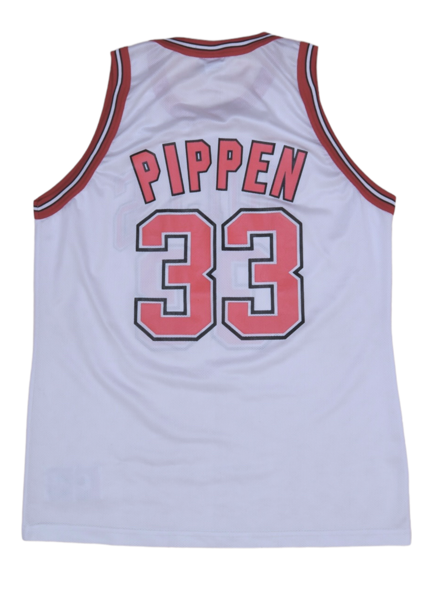 Scottie Pippen Chicago Bulls 1995 - 1998 Champion Basketball Home Jersey NBA White Size 44 Large