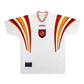 Vintage Spain Adidas 1996-1997 Away Football Shirt Size L White