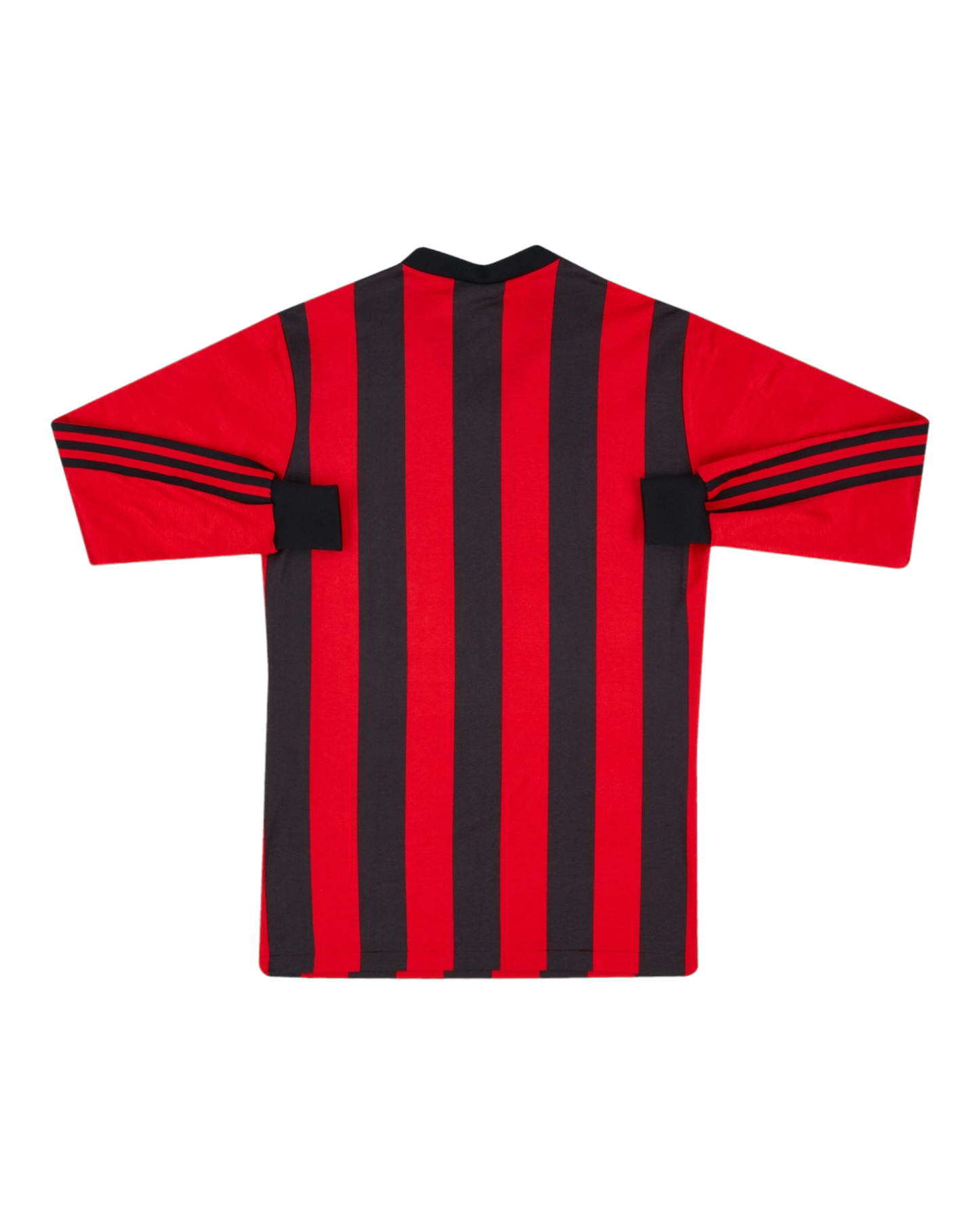 Neuchatel Xamax Adidas 1985-1987 Home Football Shirt Meubles Meyer Long Sleeves Red Black Made in Western Germany