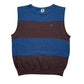 Vintage 80's Adidas Tennis Vest Made in Austria Size M Brown Blue