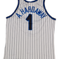 Vintage Orlando Magic Anfernee Penny Hardaway Champion 1993 - 1994 #1 Jersey NBA Basketball White Black Stripes Size XXL