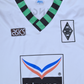 Borussia Mönchengladbach 1992 - 1993 - 1994 Asics Home Football Shirt Size M White Green Black  Trigema
