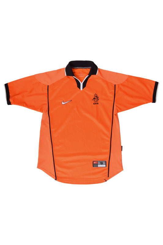 Vintage Holland Netherlands Nike 1998-1999 Home Football Shirt Orange Size S Made in UK