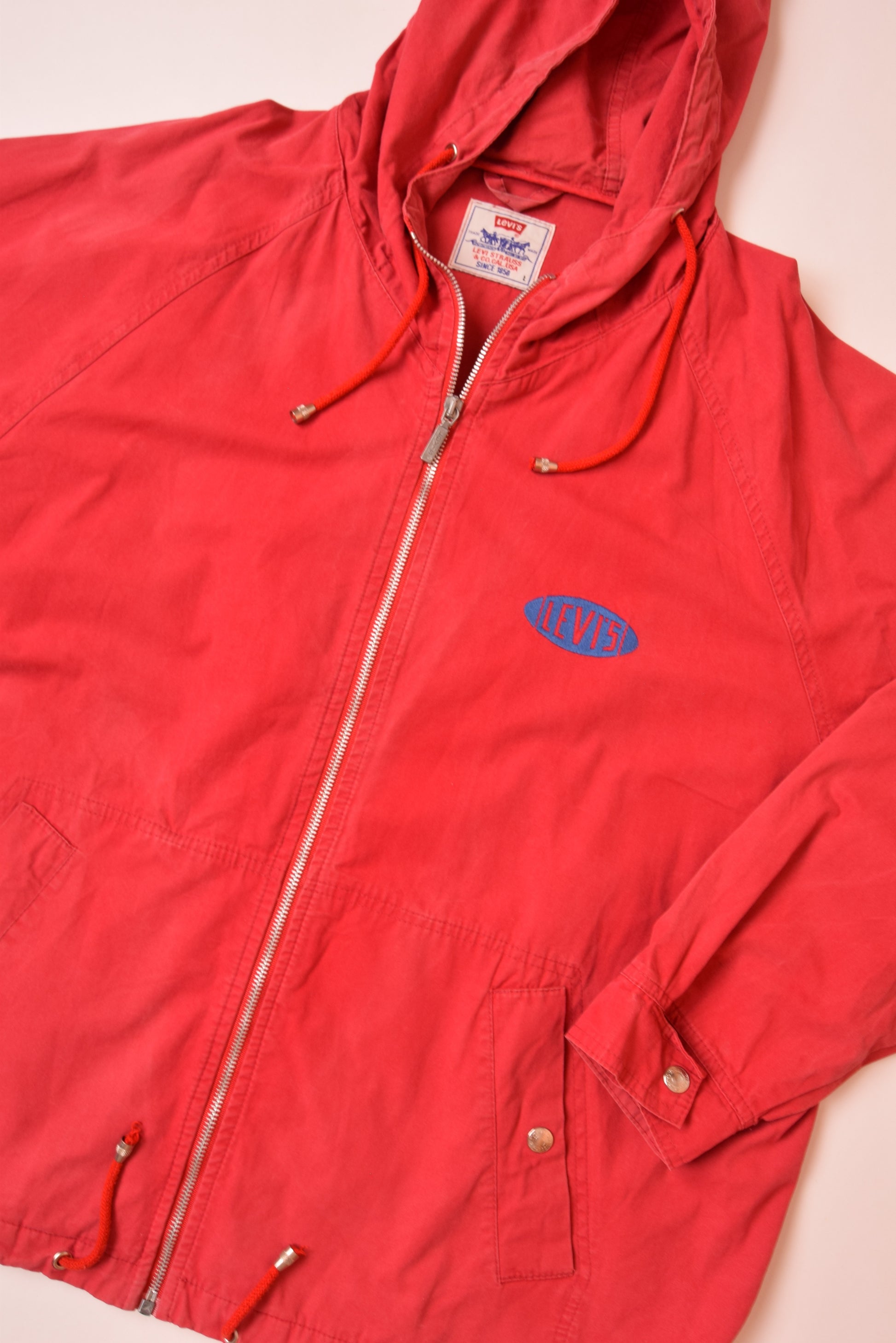 Vintage Levi's Jacket 90's Red Size L