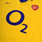 Arsenal Nike Football Shirt Third Away  '03 - '04 Size XL O2 04 Unbeatean