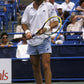 Vintage Nike Challenge Court Shorts Acid Denim Washed Size 34 / M Andre Agassi Made in Hong Kong