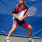 NIKE CHALLENGE COURT SHORTS ACID WASHED WITH LEGGINS ATTACHED ANDRE AGASSI PINK