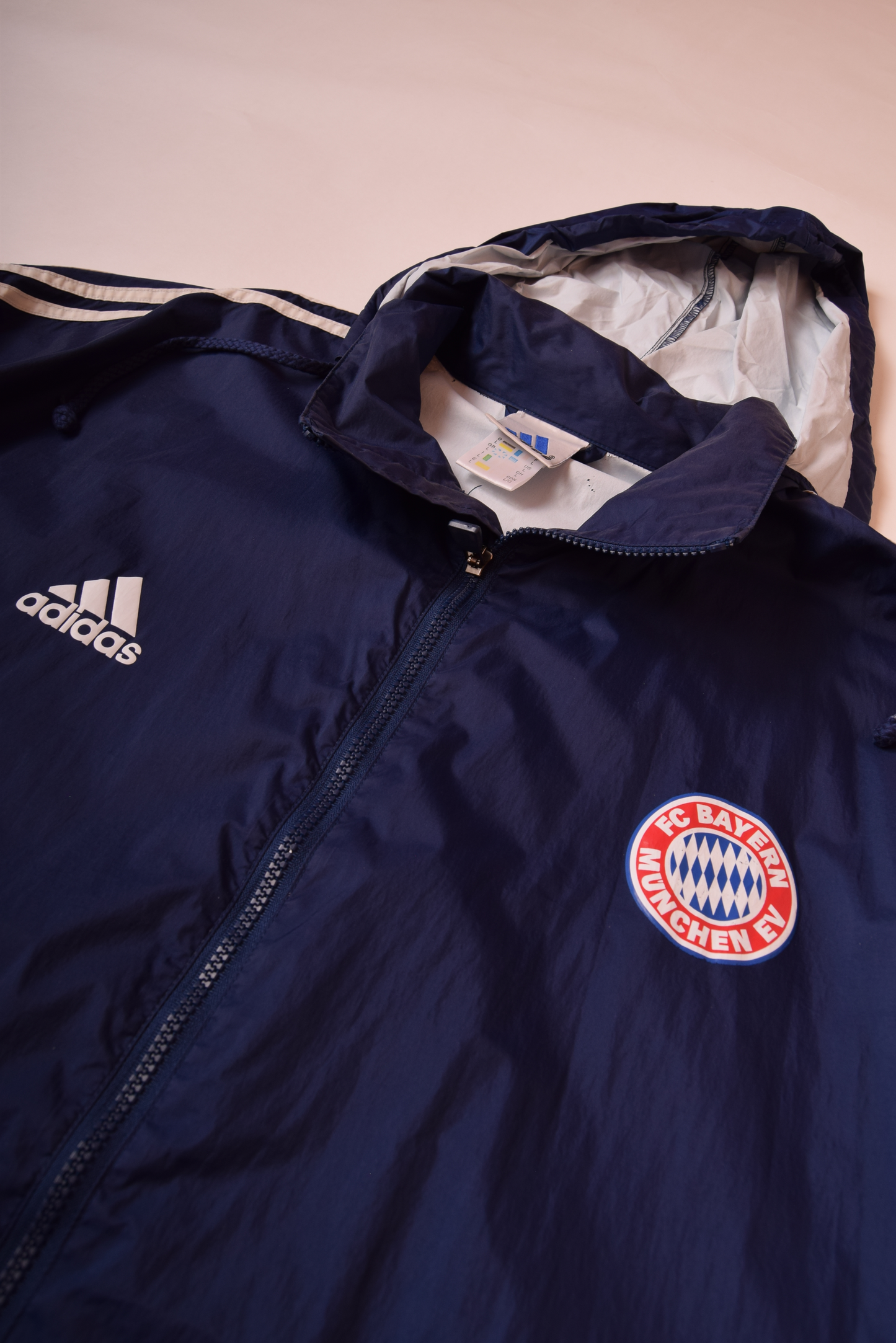 Vintage Bayern Munchen Adidas Windbreaker 90's Size L - XL 