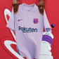 Authentic New Barcelona Nike 2021 - 2022 Away Football Shirt Deadstock BN Rakuten Size L Purple Pulse DRI FIT ADV