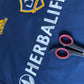 David Beckham LA Galaxy Adidas 2007-2008 Away Football Shirt MLS Herbalife ClimaCool Size M Blue