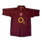 Arsenal Nike 2005 - 2006 Home Football Shirt Size M O2 Commemorative Highbury 1913 - 2006 Redcurrant