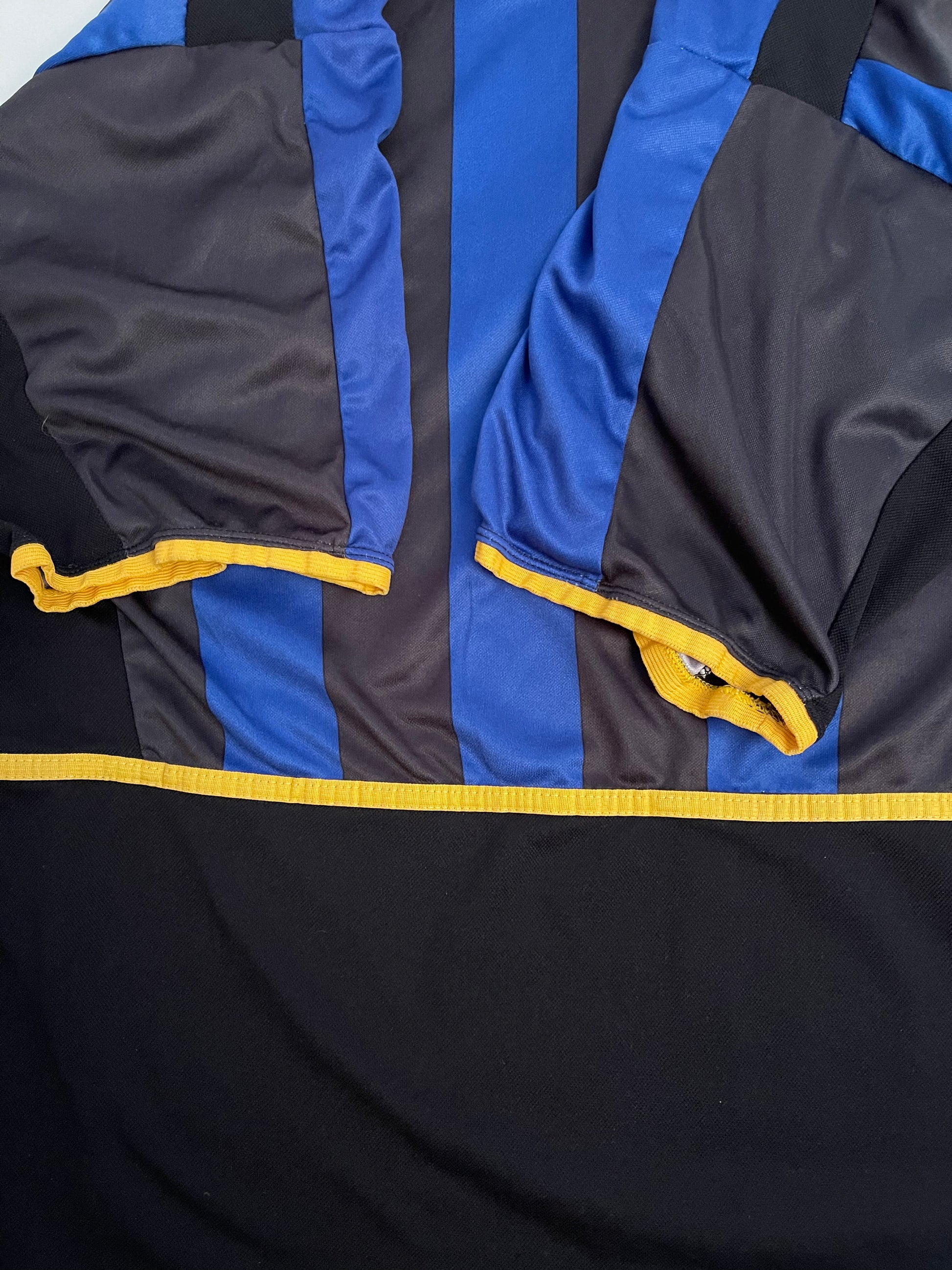 Inter Milano Nike 2002-2003 Home Football Shirt Size XL Pirelli Black Blue