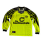 Vintage Nike Premier Football Shirt BVB Borussia Dortmund Home Neon 1994-1995 Eagle Wings Template Size S Die Continentale Long Sleeve Made in UK