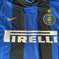 Authentic Inter Internazionale Milano Milan Nike Team 2000-2001 Home Football Shirt Black Blue Pirelli Size L Made in UK BNWT NOS OG DS DRI-FIT